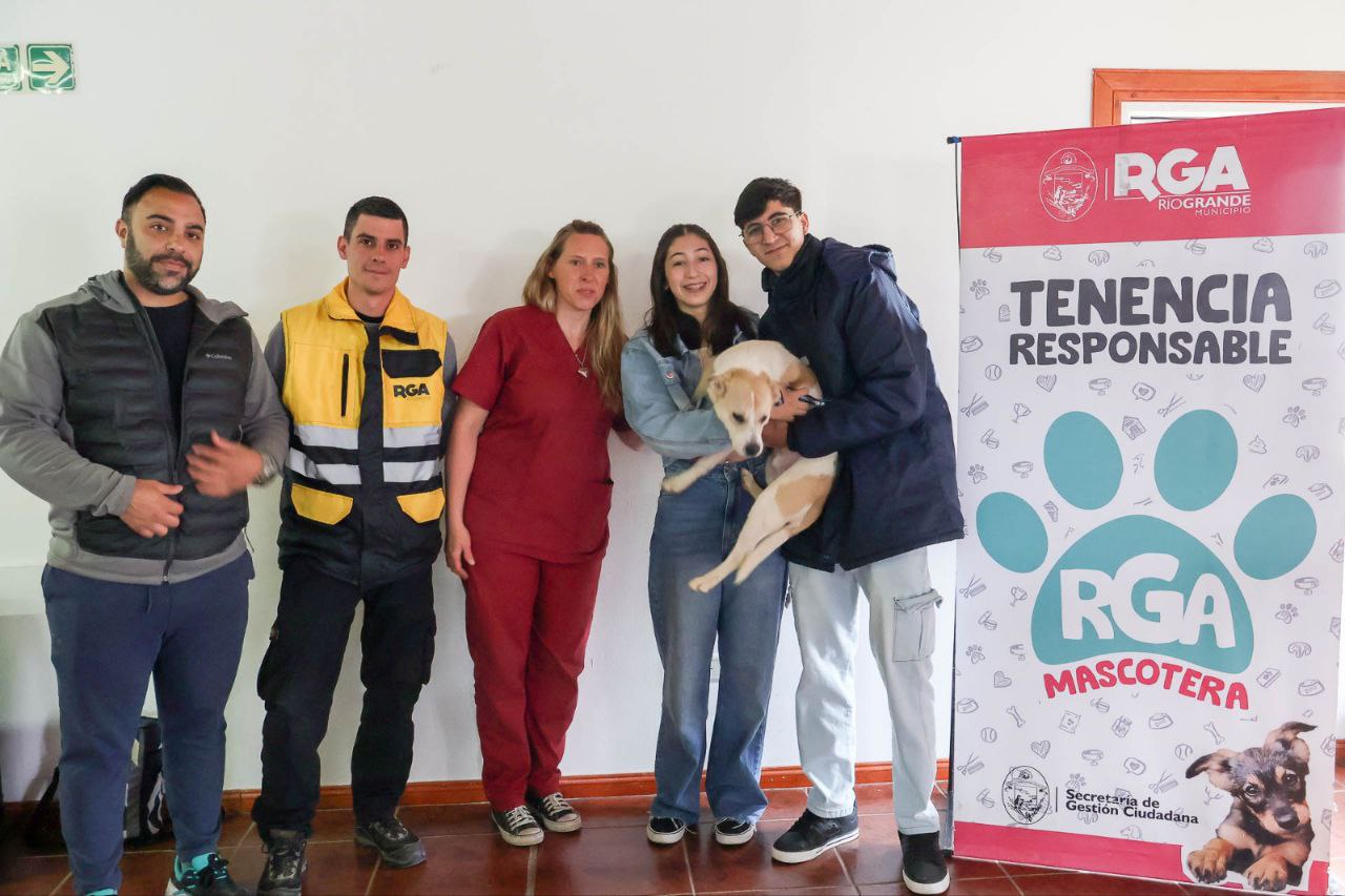 Río Grande vivió una exitosa jornada de adopción y cuidado de mascotas