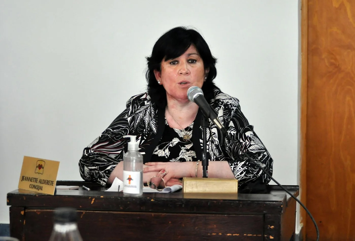 Jeannette Alderete, concejal de la ciudad de Tolhuin.