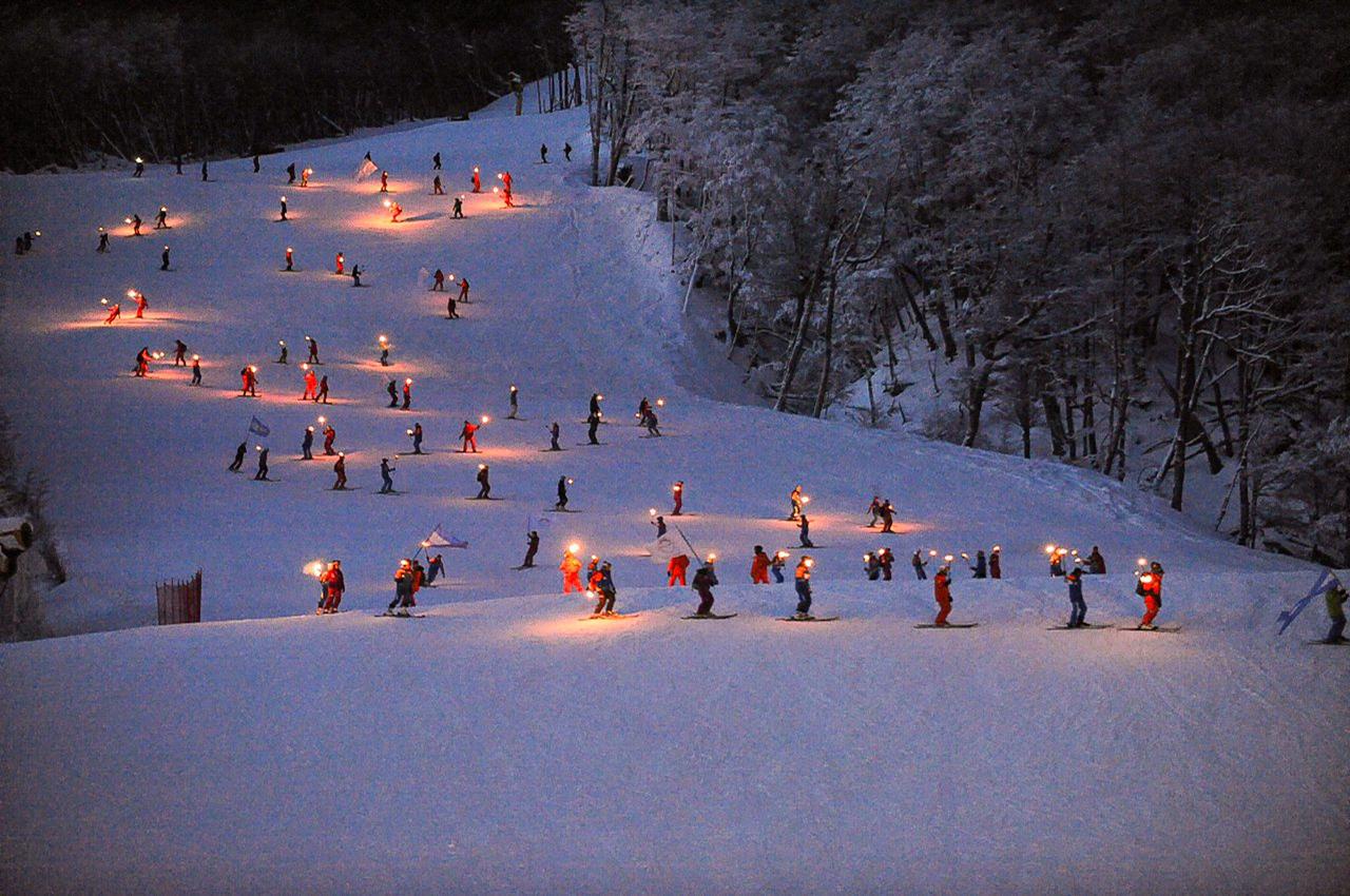 El ritual da cuenta del inicio de la temporada invernal.