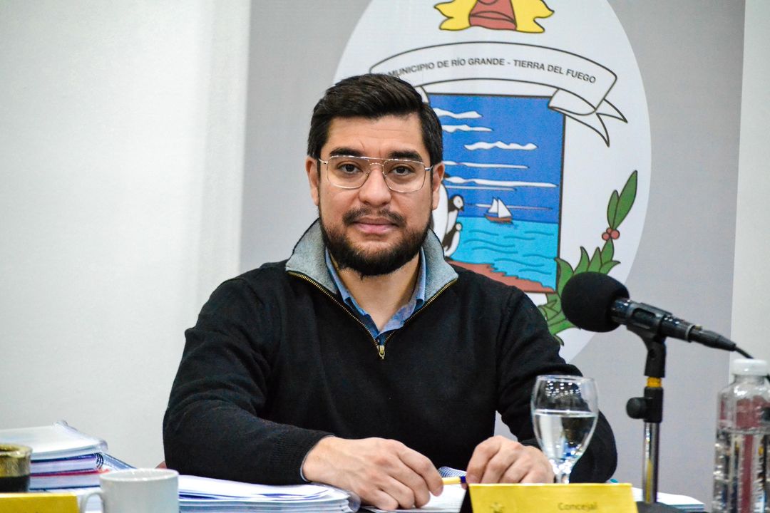 Jonatan Bogado, concejal de la ciudad de Río Grande.