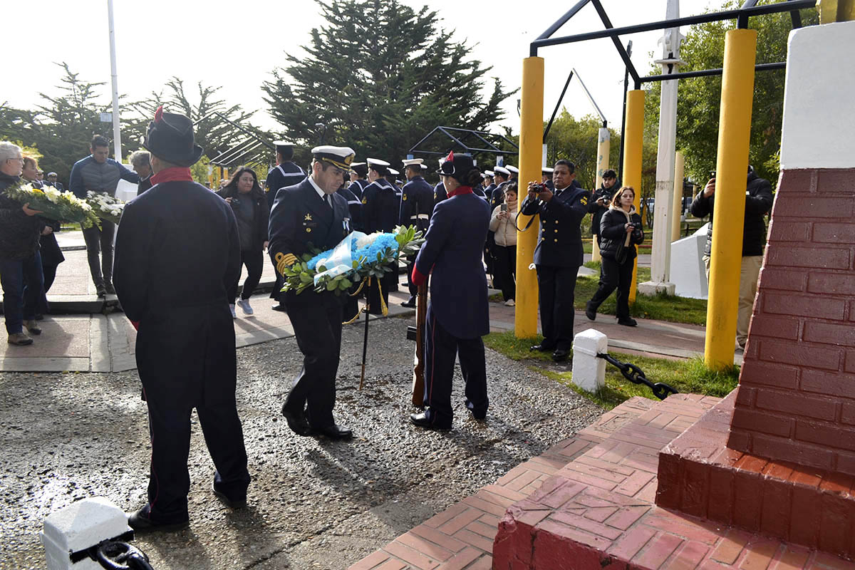 Río Grande le rindió homenaje al Almirante Brown