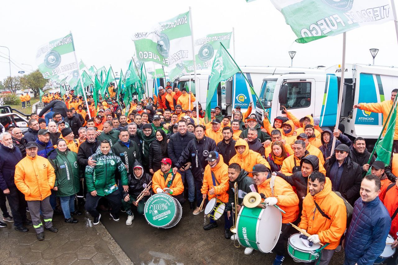 Presentaron la nueva flota de camiones para la recolección de residuos