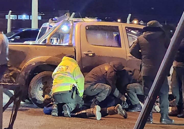 Contrabandistas eludieron el control y provocaron accidente