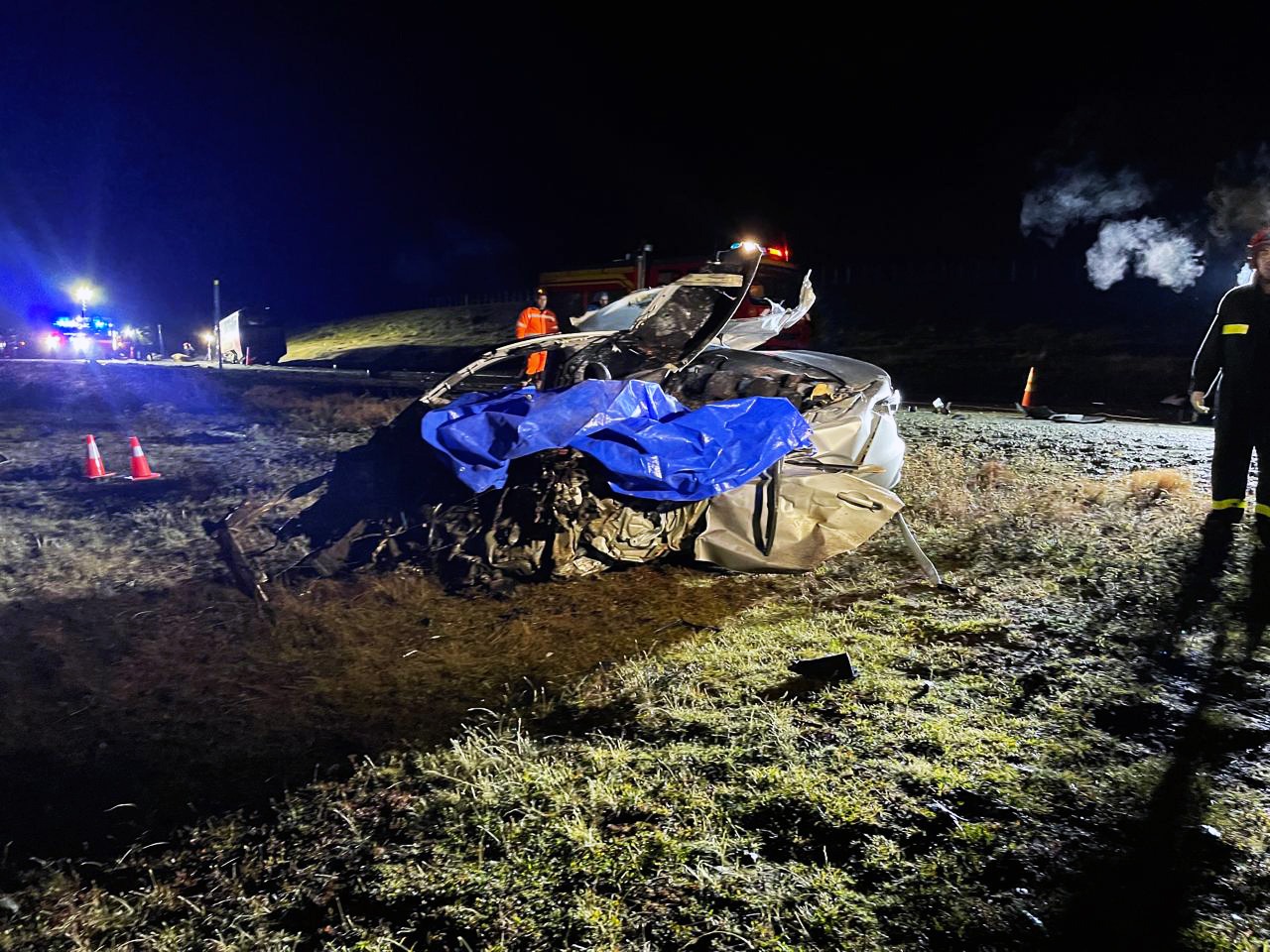 Un riograndense falleció en choque frontal