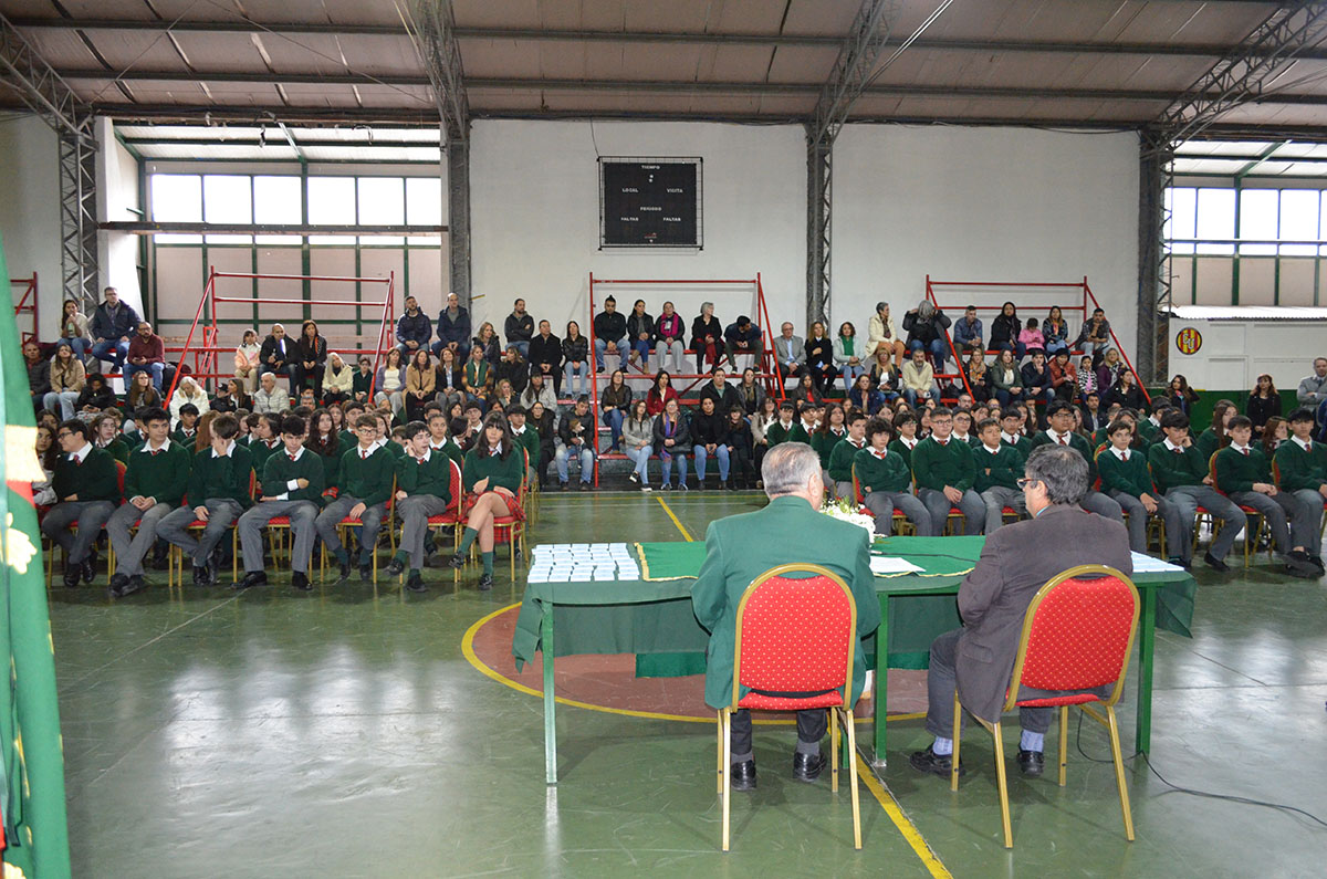 Alumnos del CIERG realizaron su promesa a la Constitución Nacional