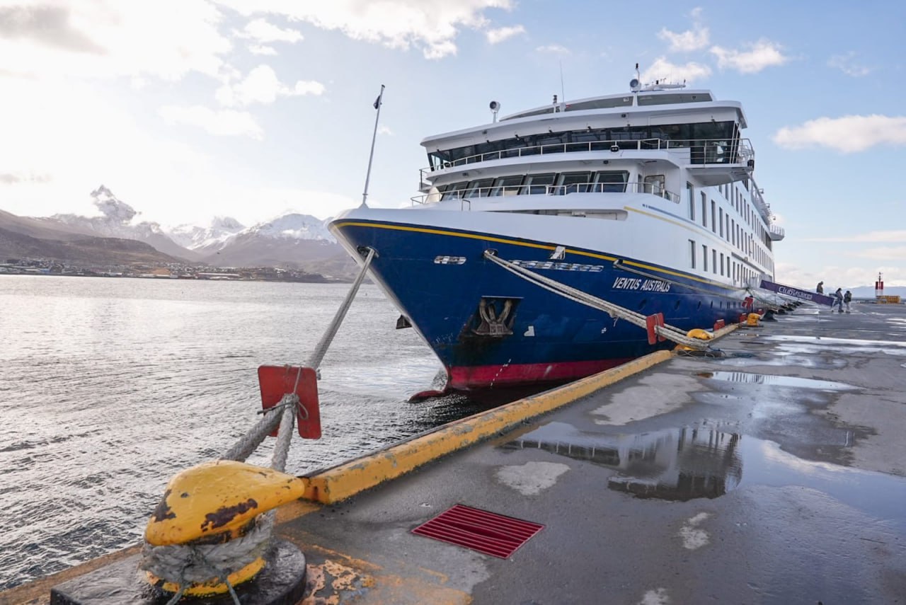 Comenzó la temporada de cruceros 2024-2025 en Ushuaia