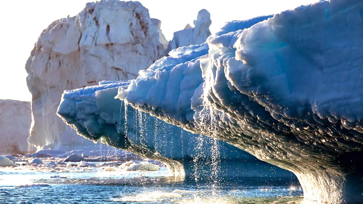 El aguanieve afecta la estabilidad de las plataformas de hielo