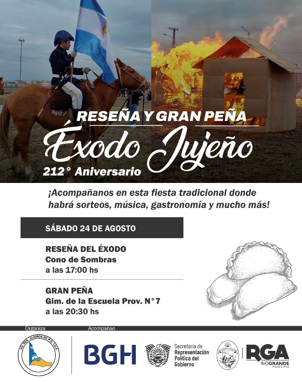 Se viene la gran peña por el 212° aniversario del Exodo Jujeño