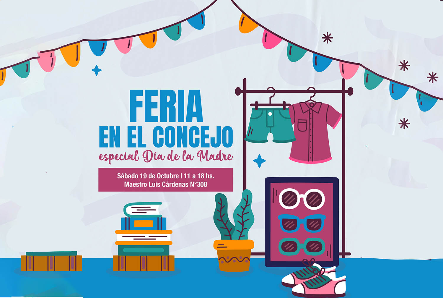 Feria de emprendedores en el Concejo Deliberante para celebrar el Día de la Madre