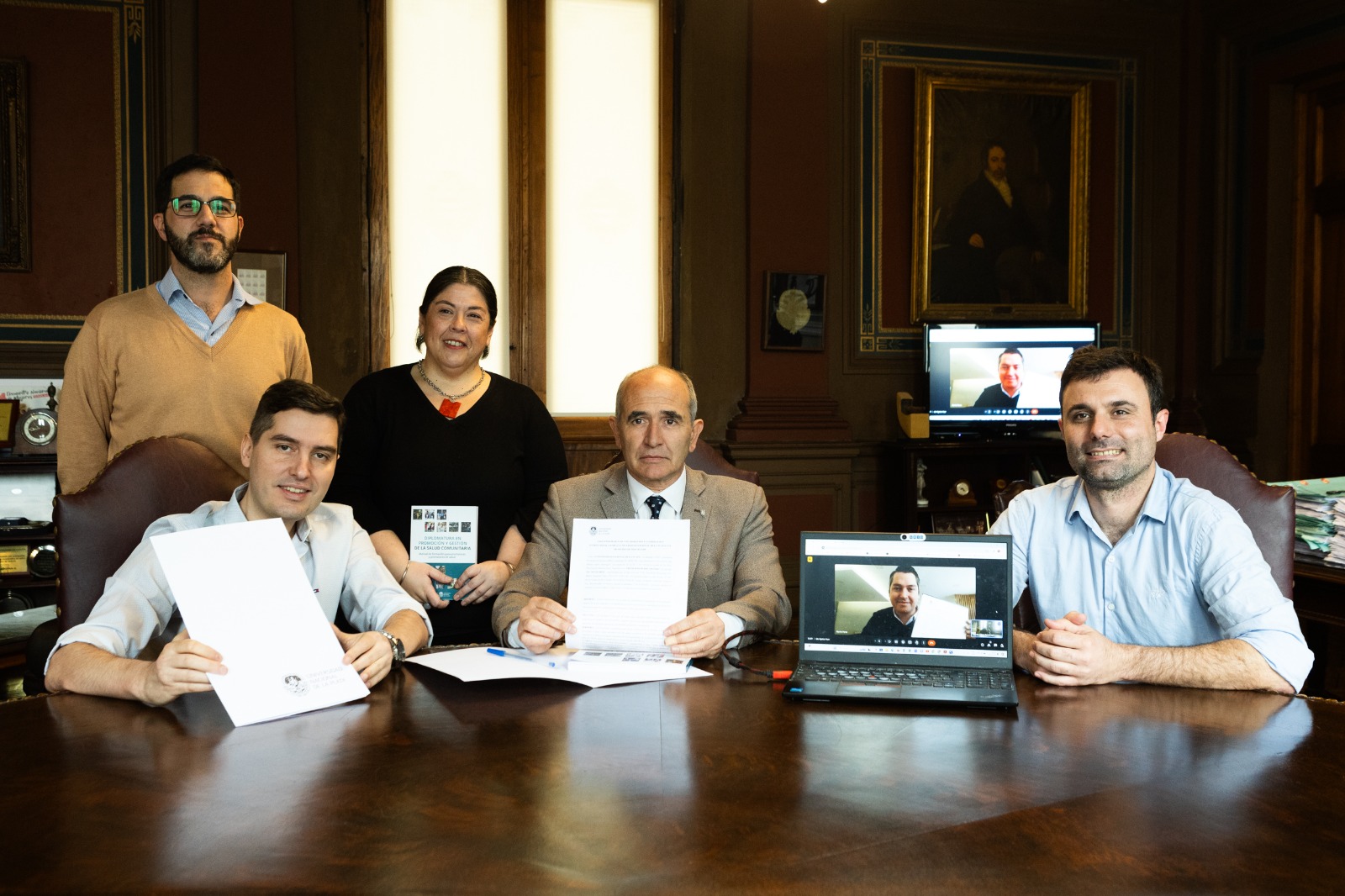 El Municipio de Río Grande y la Universidad de La Plata firmaron un convenio marco de colaboración y cooperación