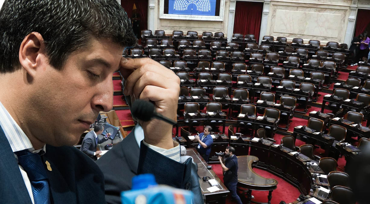 Ricardo Garramuño no pudo jurar porque Diputados no dio quorum.