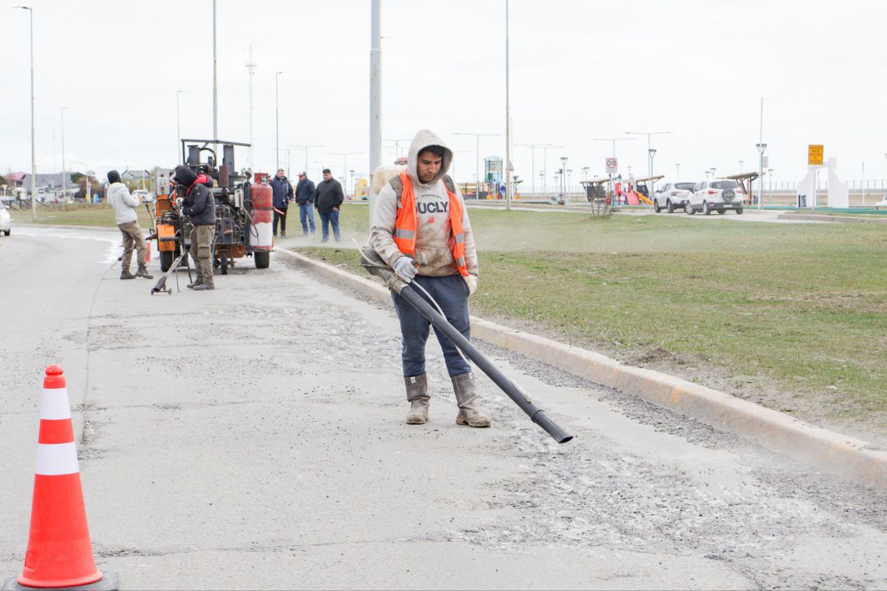 Avanza la transformación de la av. Héroes de Malvinas