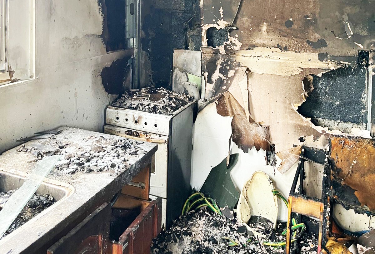 Incendio: Pérdidas totales en una vivienda