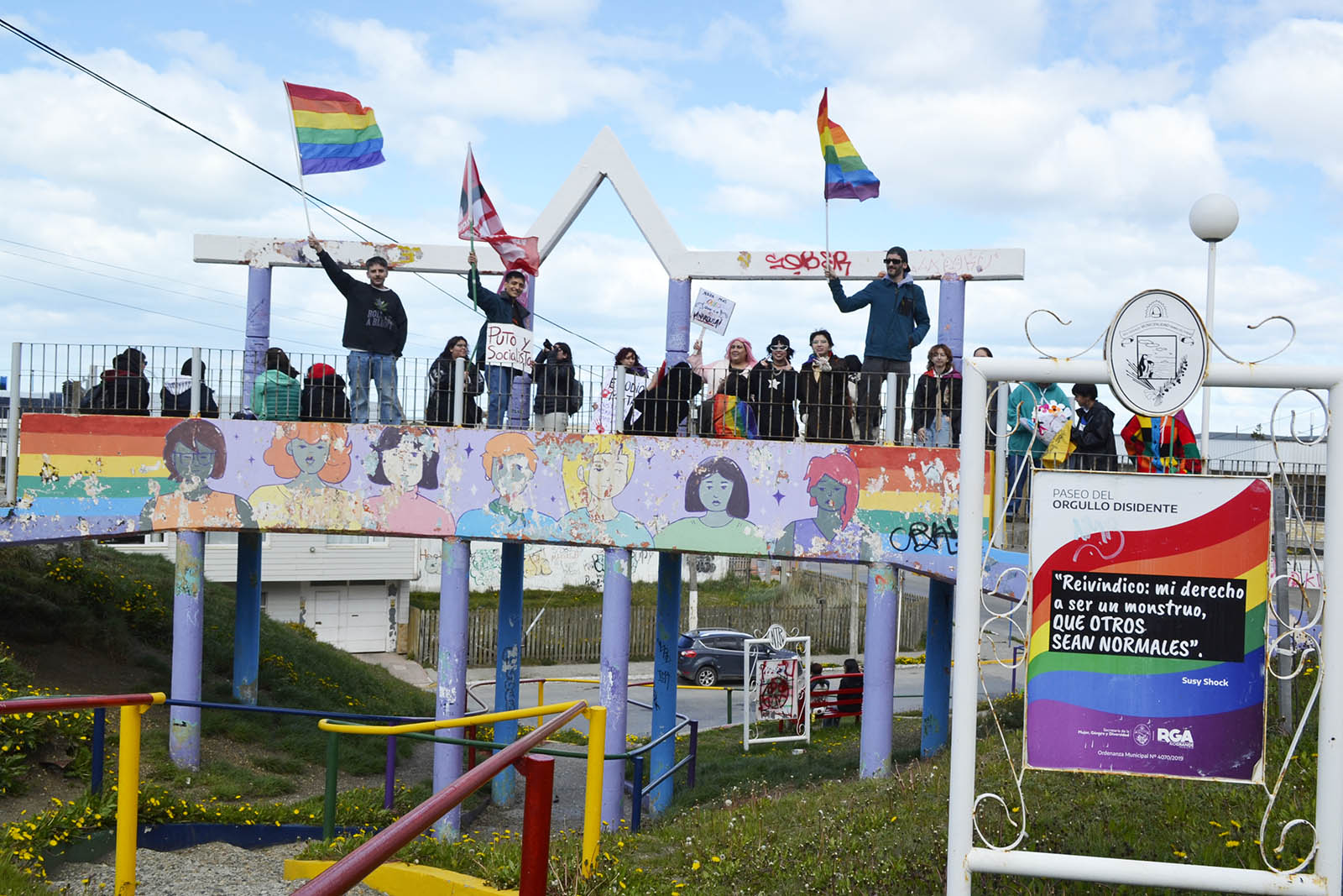 La “Marcha del Orgullo” recorrió las calles de Río Grande