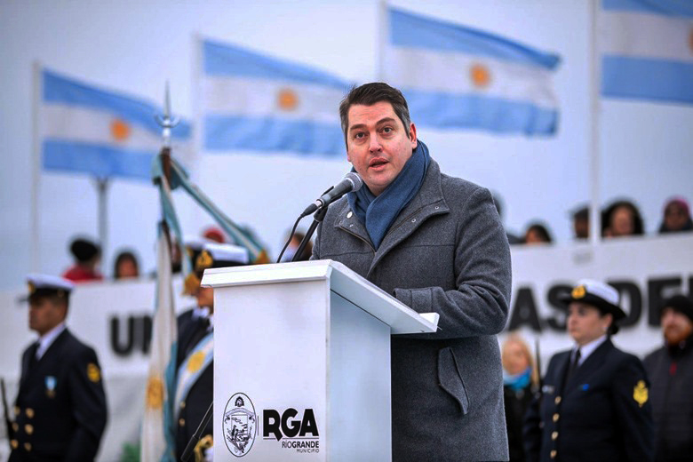 Martín Perez, intendente de la ciudad de Río Grande.