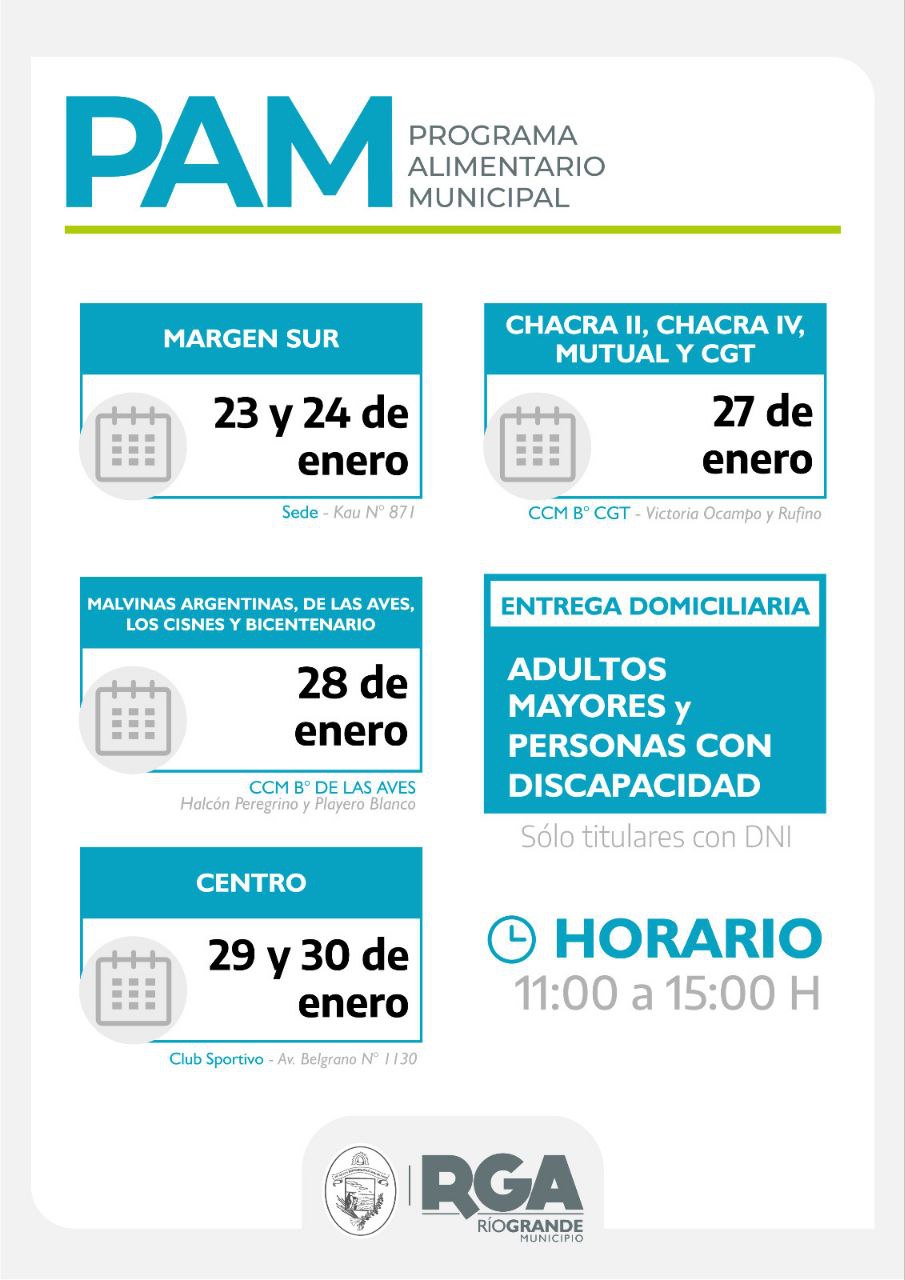 Nueva entrega de módulos alimentarios municipales