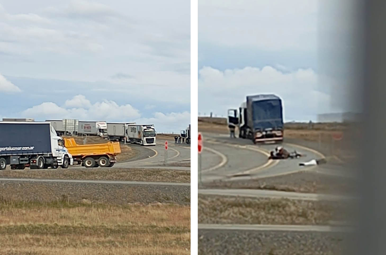 Motociclista argentino perdió la vida en el cruce de Onaisin