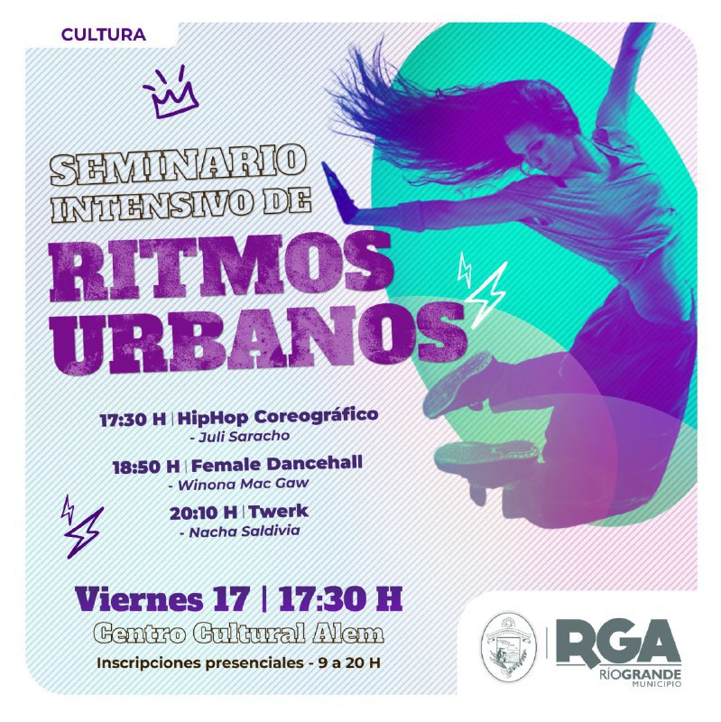 Comienzan las inscripciones para el  “Seminario Intensivo de Ritmos Urbanos”