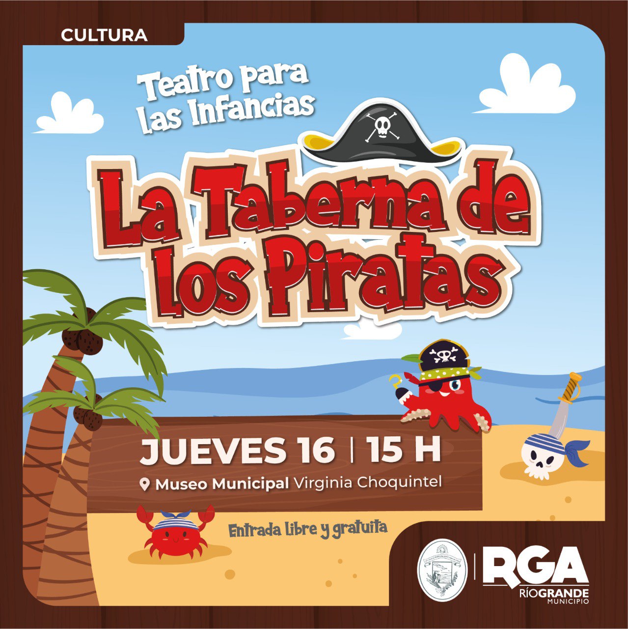 La Taberna de los Piratas se presentará este jueves