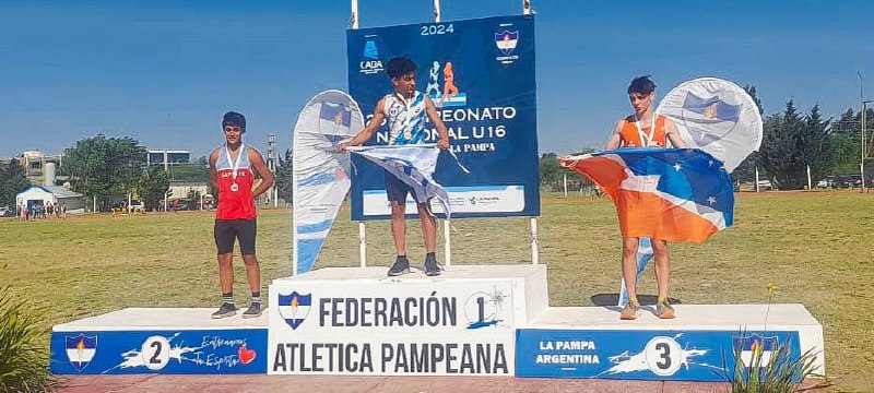 Fueguinos en el Nacional U16 de Atletismo