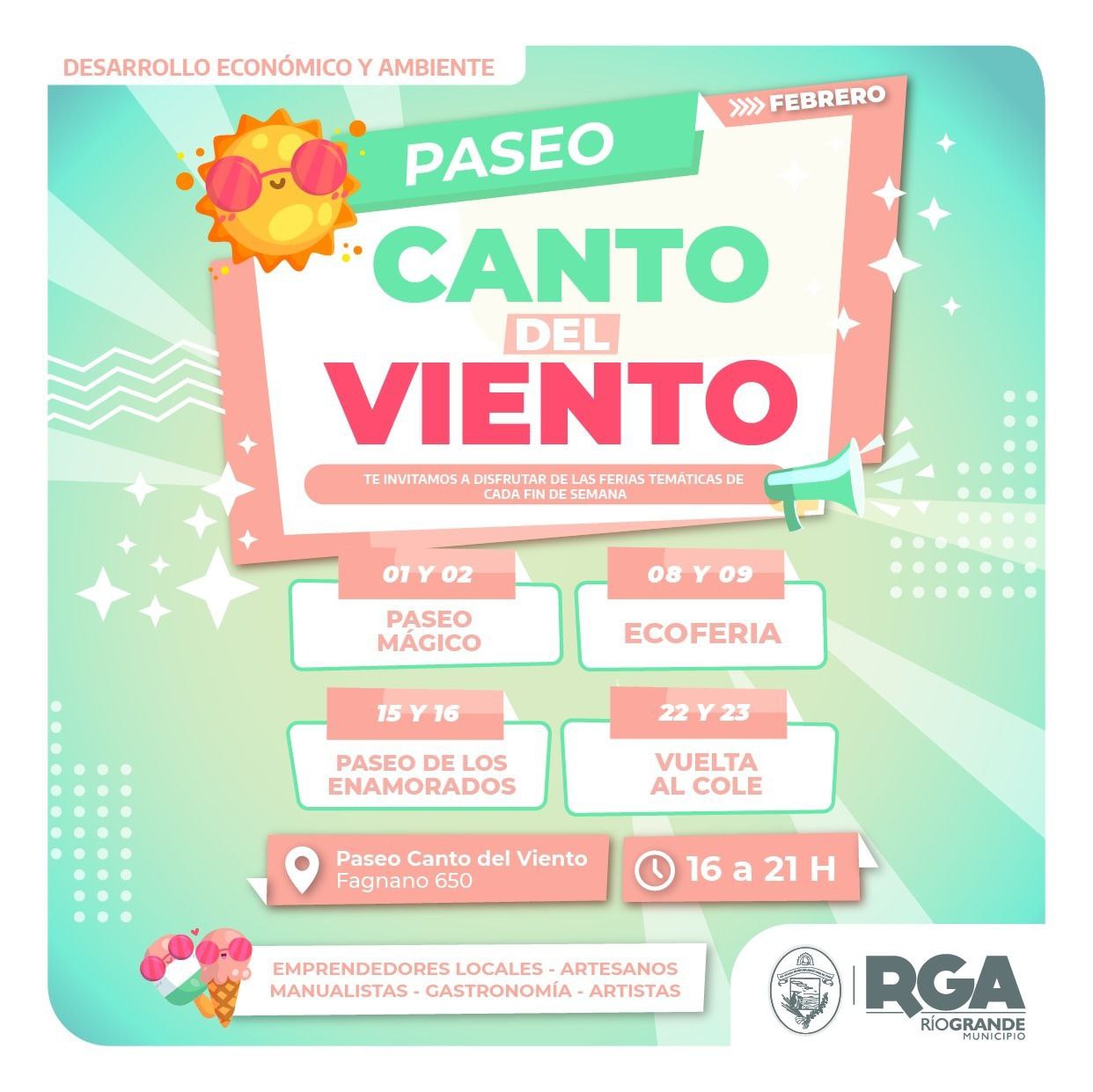 Paseo Canto del Viento presenta diferentes propuestas