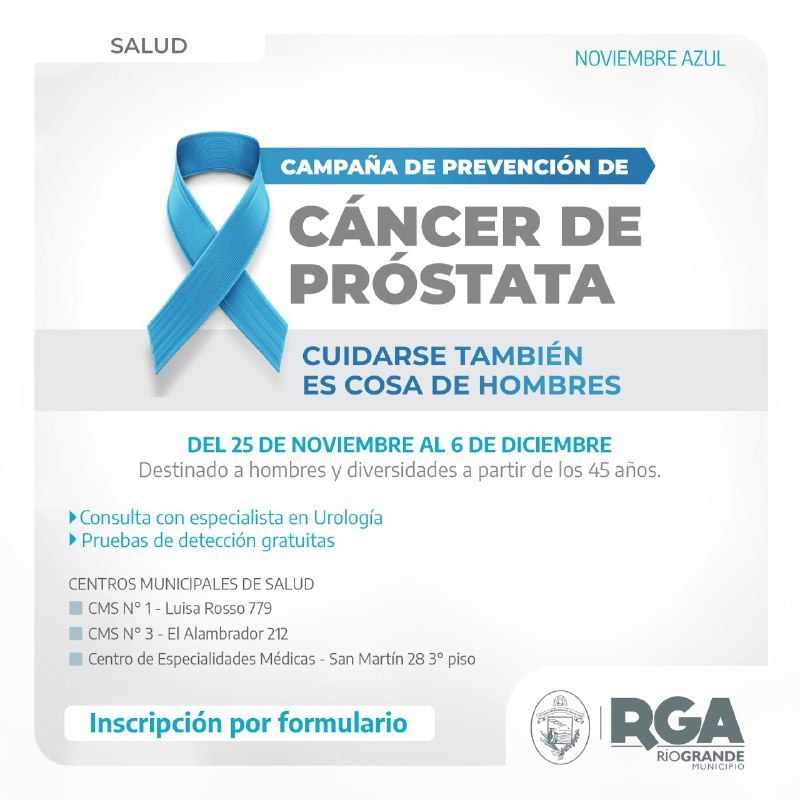 Continúa la Campaña de Prevención de Cáncer de Próstata