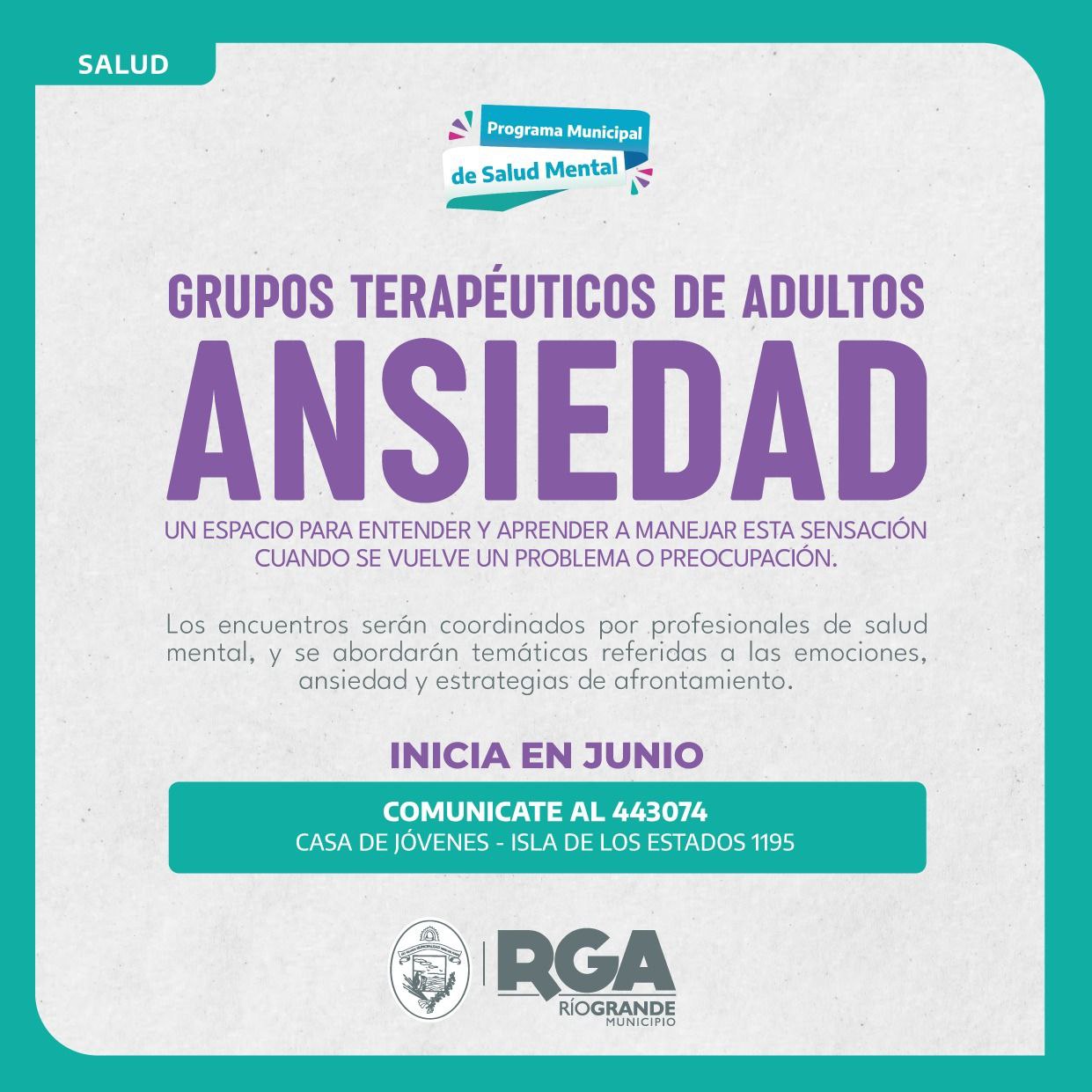 Grupos terapéuticos de ansiedad en Casa de Jóvenes