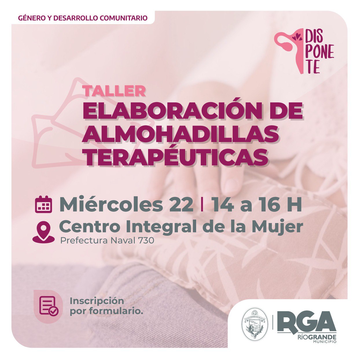 Taller de "Elaboración de Almohadillas Terapéuticas"