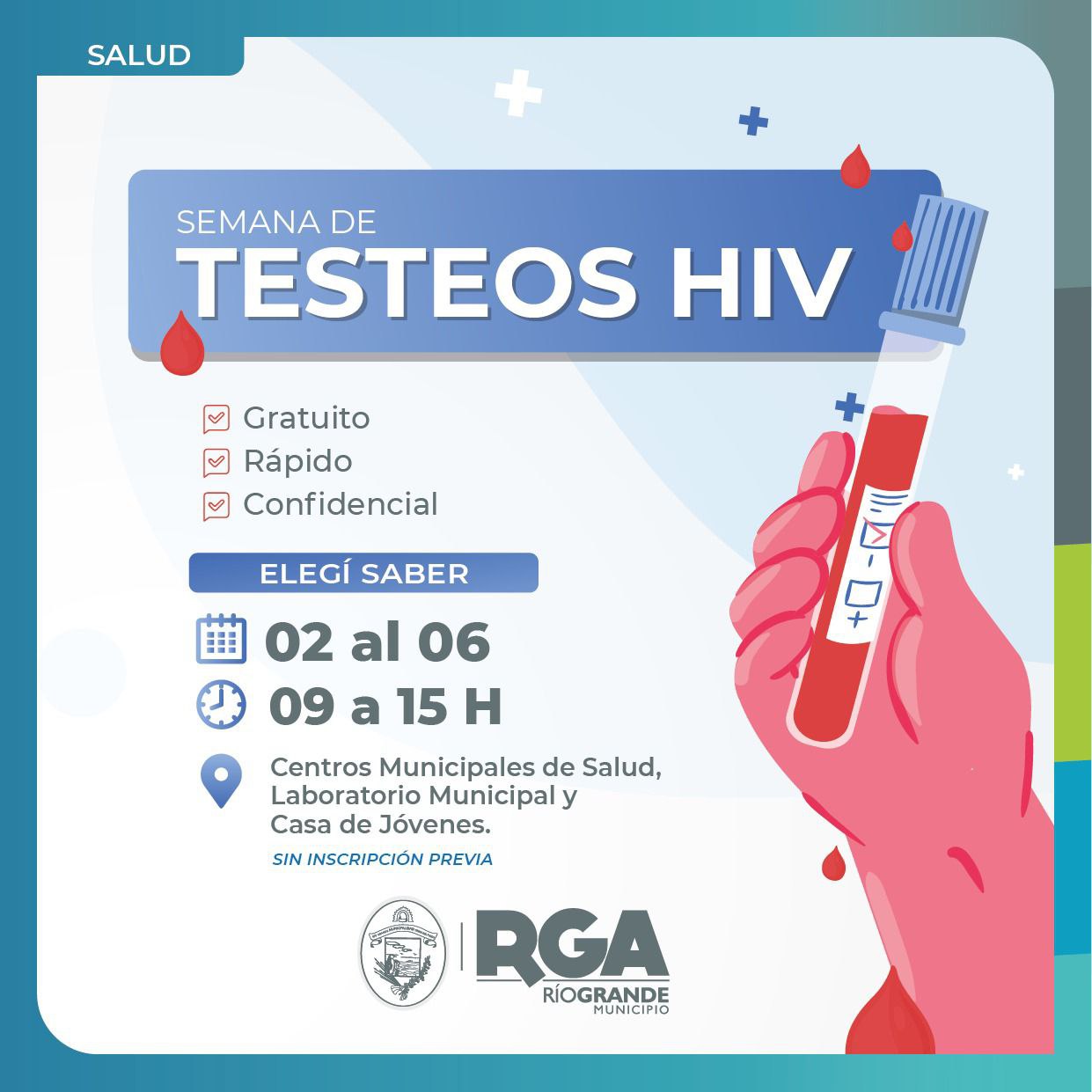 El municipio impulsa la semana de testeos HIV