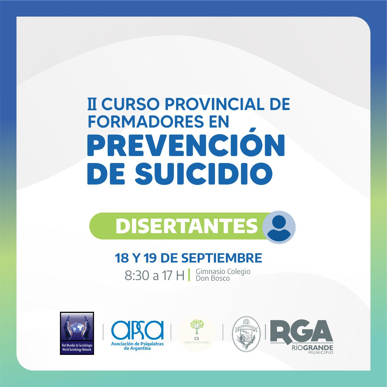 Curso Provincial de Formadores en Prevención de Suicidio