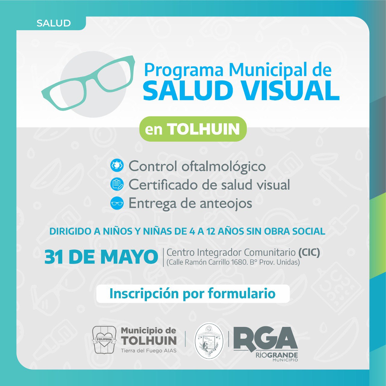 Se amplía el alcance del Programa de Salud Visual en Tolhuin