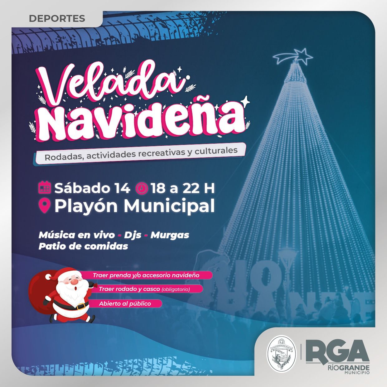 Río Grande celebra la Velada Navideña