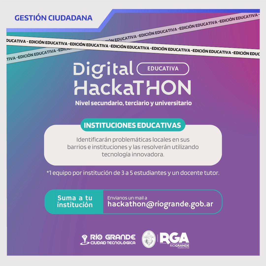 Sumate a la tercera edición de la " Digital Hackathon"