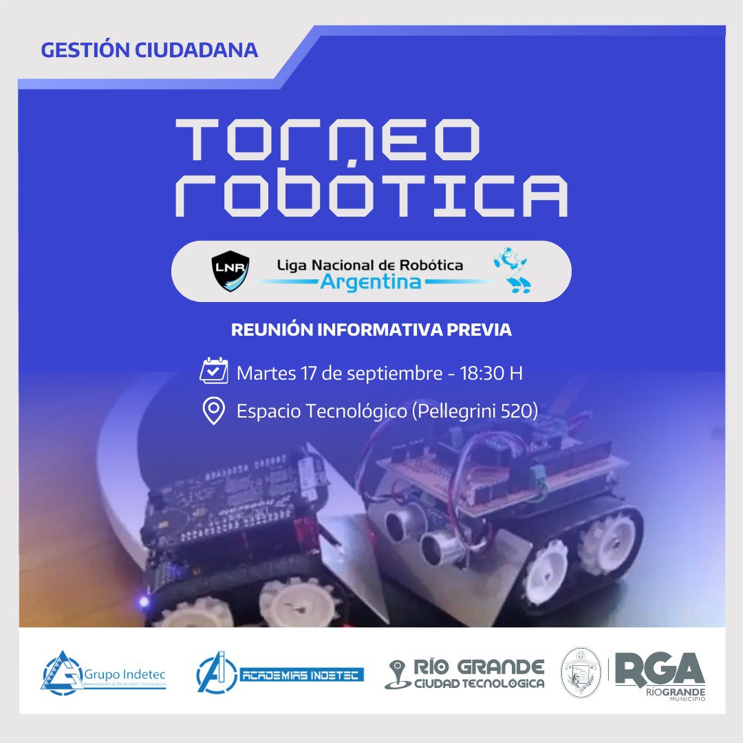 Charla informativa previa al torneo de Robótica