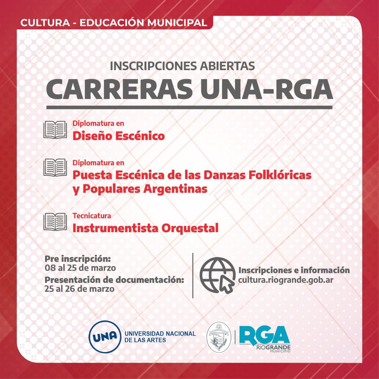 Anunciaron las re-inscripciones para las carreras de la Universidad Nacional de las Artes