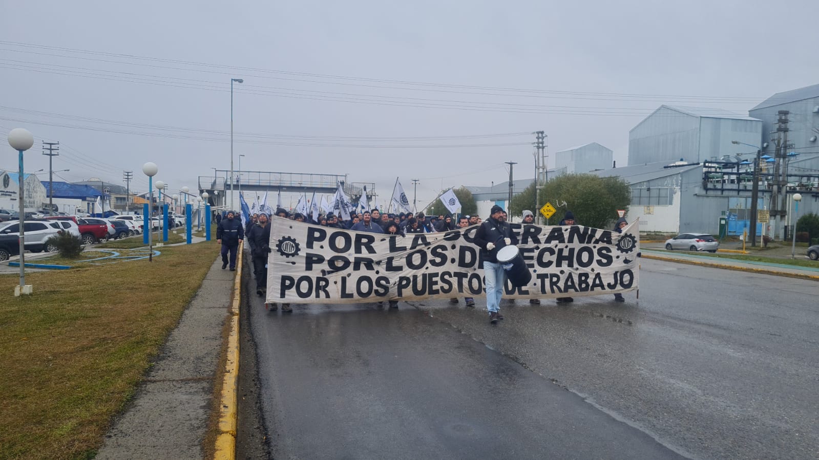 La UOM marchó y paró en contra de la Ley de Bases