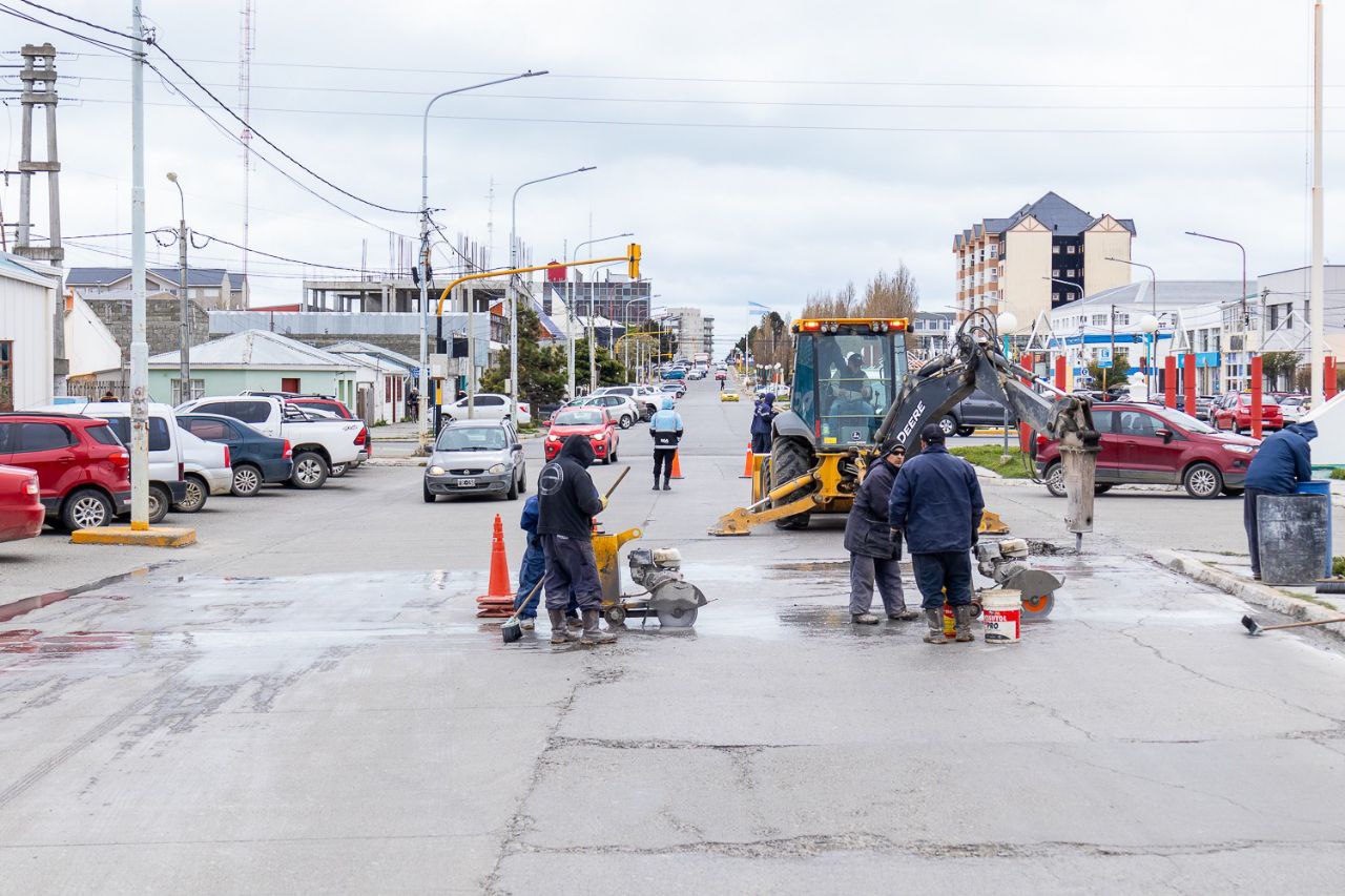 Las obras viales siguen en toda la ciudad