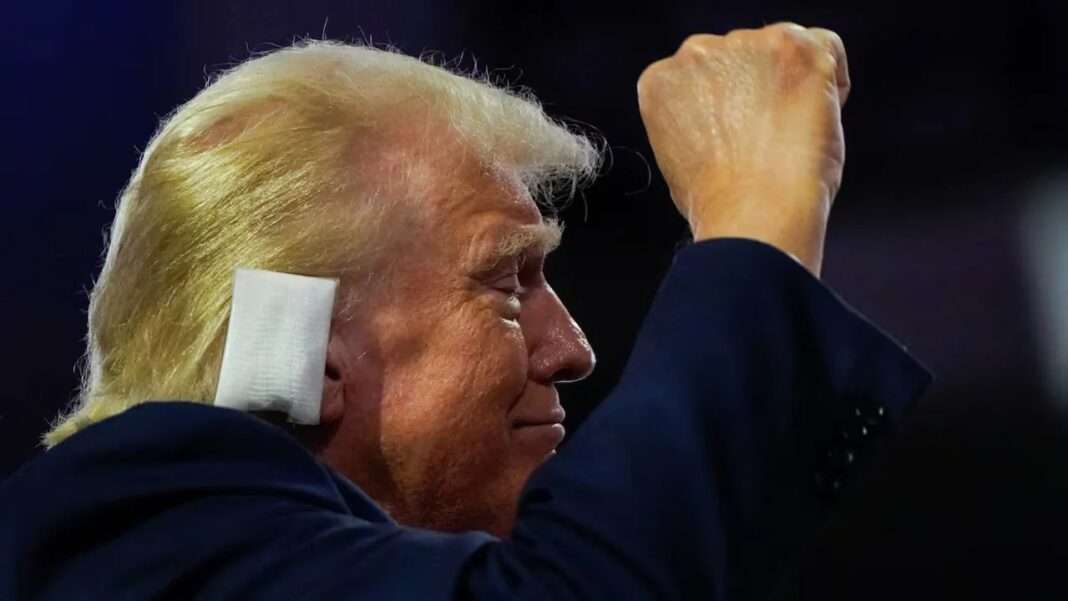 La oreja de Trump se curó milagrosamente y al fotógrafo que difundió la foto le suspendieron la cuenta