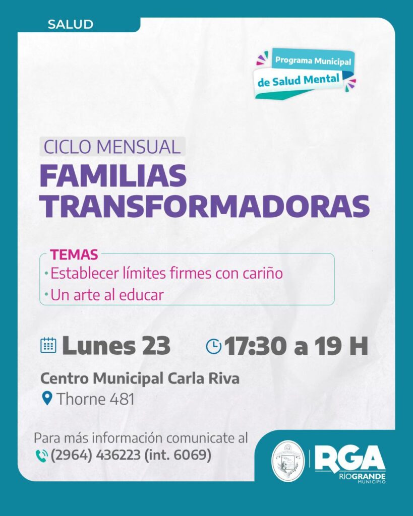 familias transformadoras,municipio,río grande