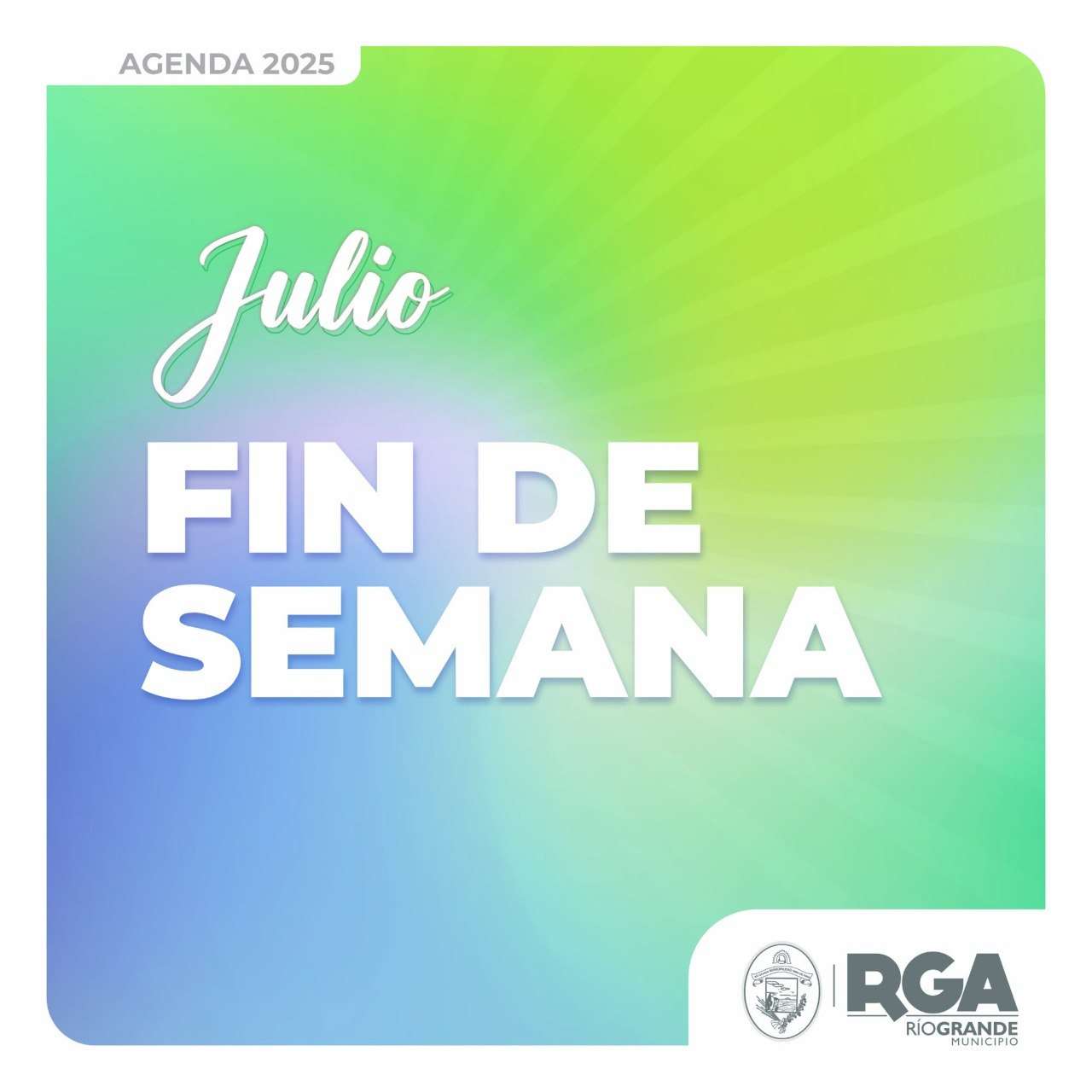 Cronograma de actividades para este fin de semana