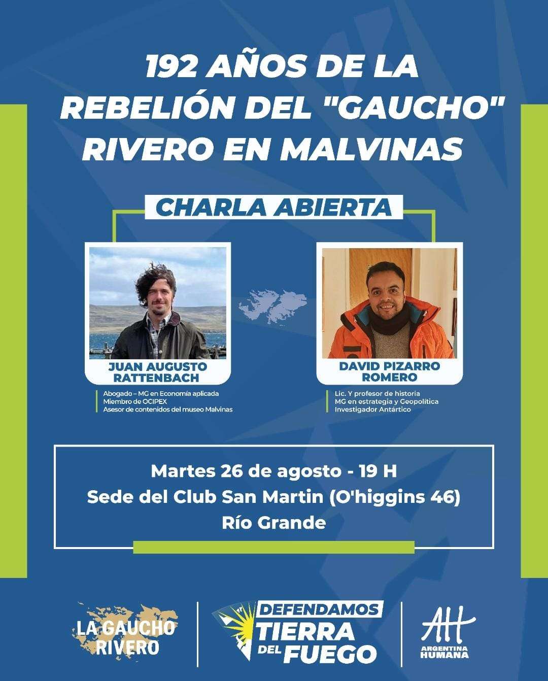 Río Grande conmemorará con una charla la gesta heroica del Gaucho Rivero