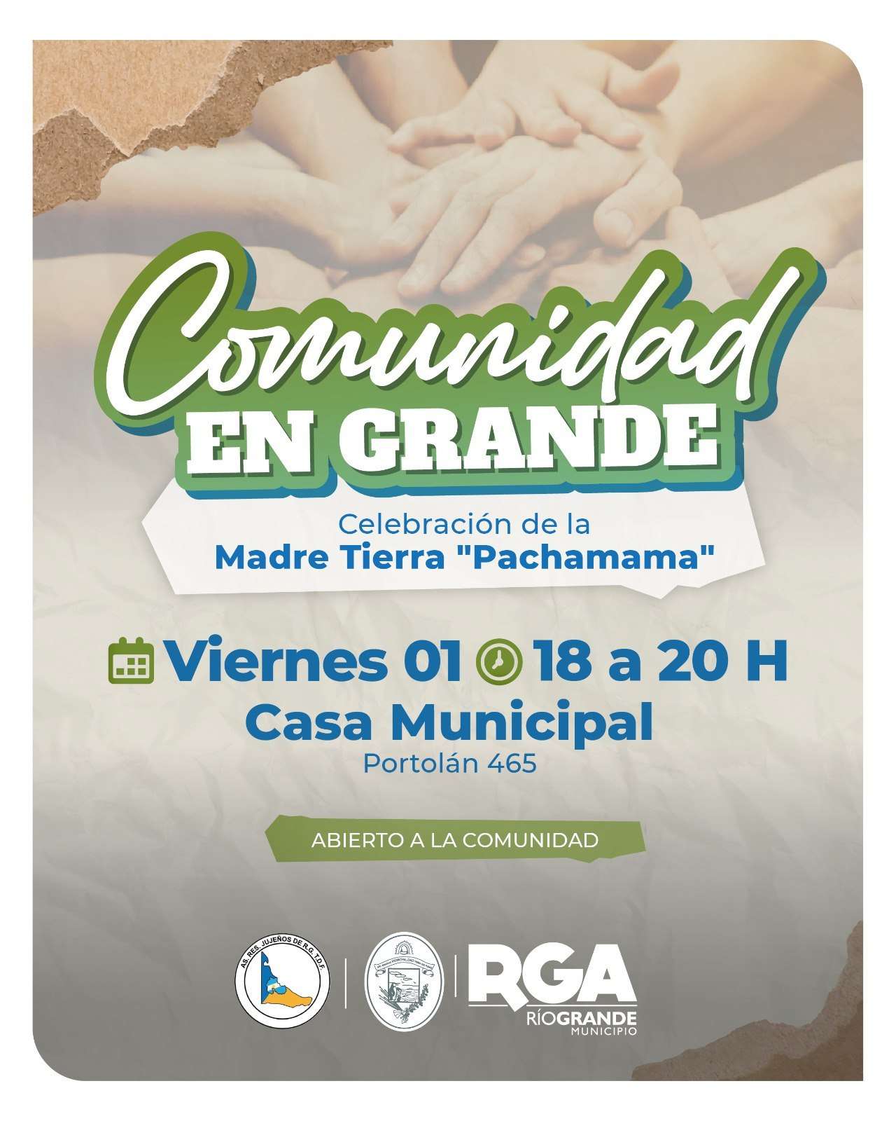 Río Grande celebra la Pachamama