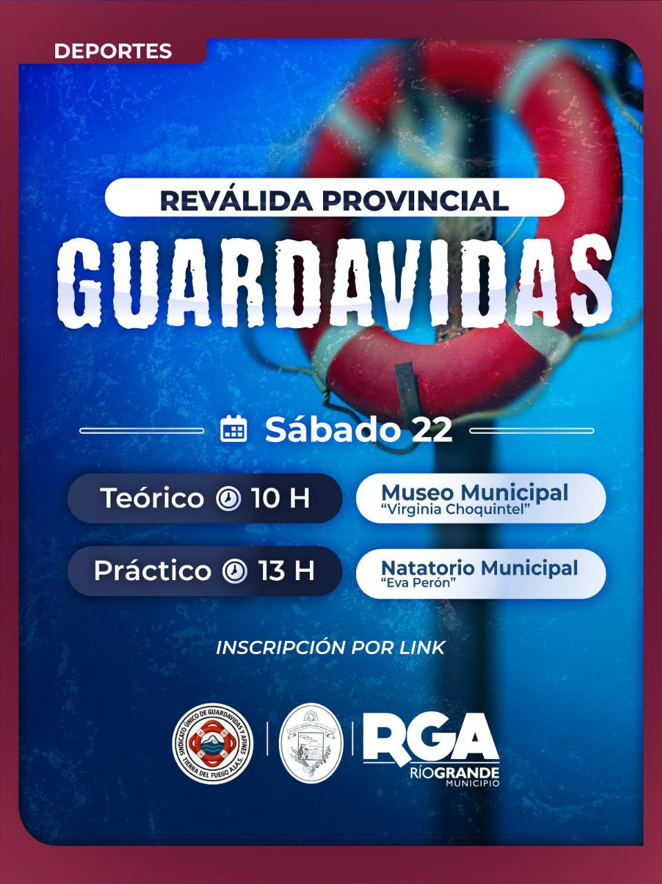 Se abren las inscripciones para la reválida provincial de guadavidas
