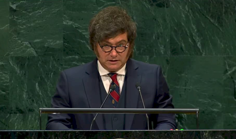 Milei habló de las Malvinas en la ONU