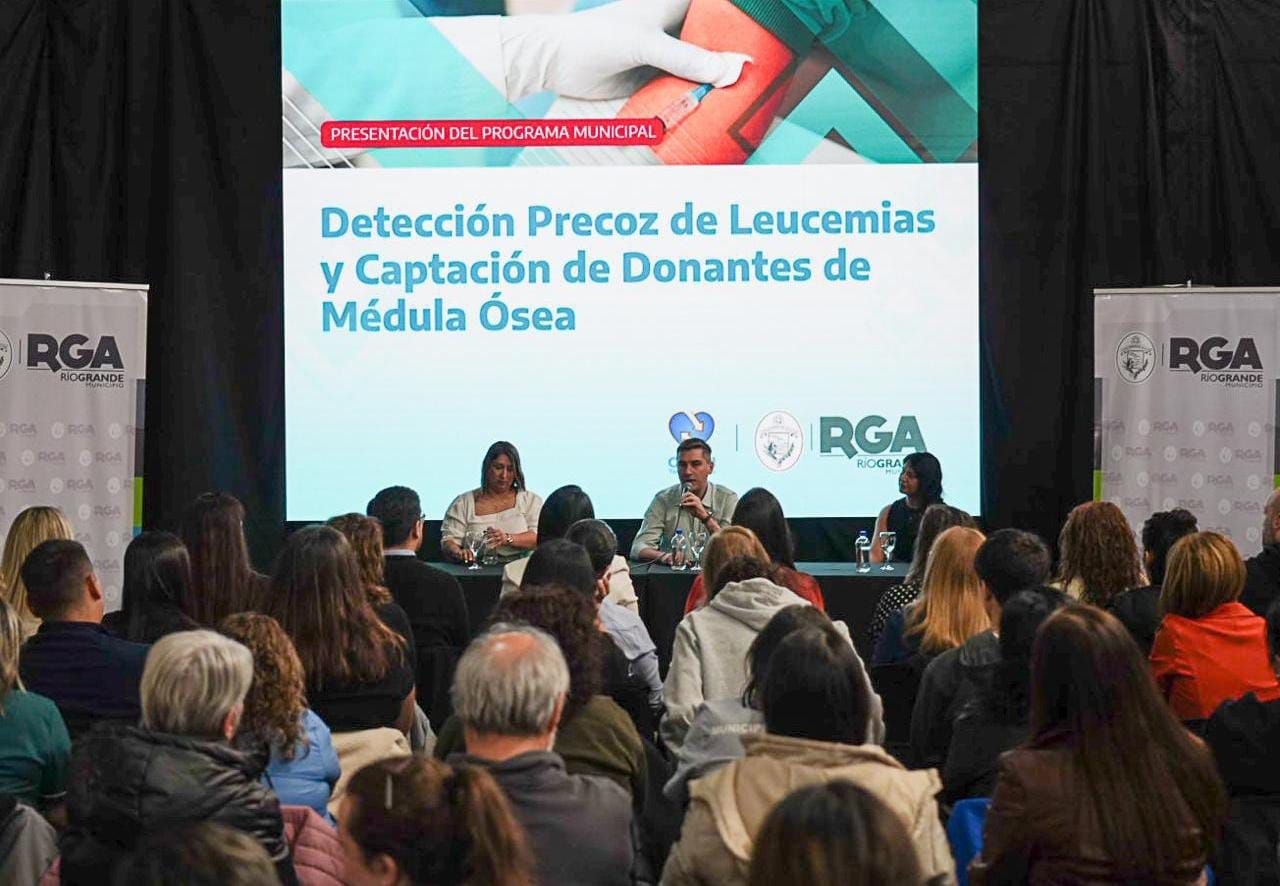 Municipio de Río Grande presentó el Programa Municipal de Detección Precoz de Leucemias y Captación de Donantes de Médula Ósea
