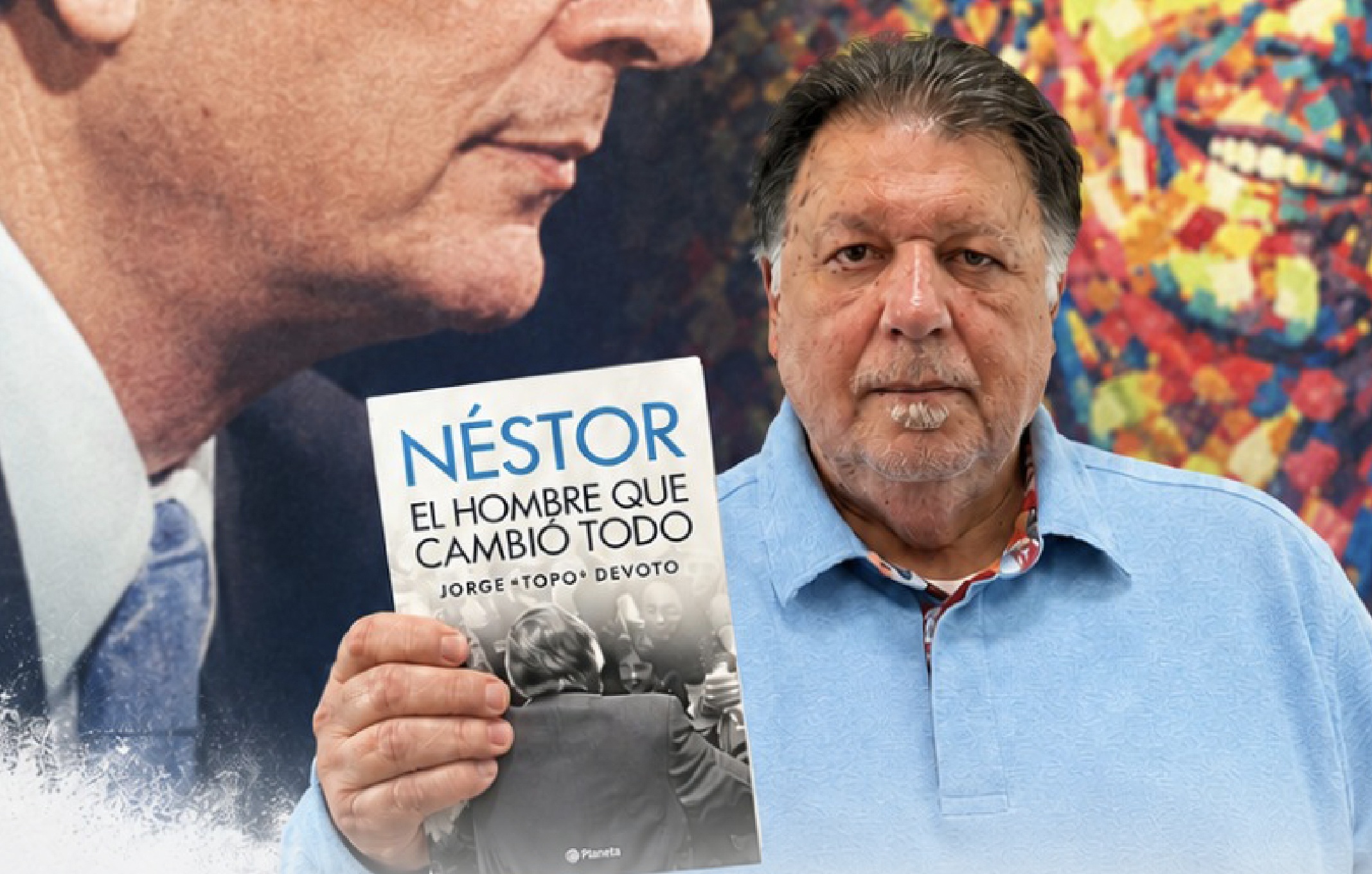 “Topo” Devoto llega a Tolhuin para presentar su libro sobre Néstor Kirchner