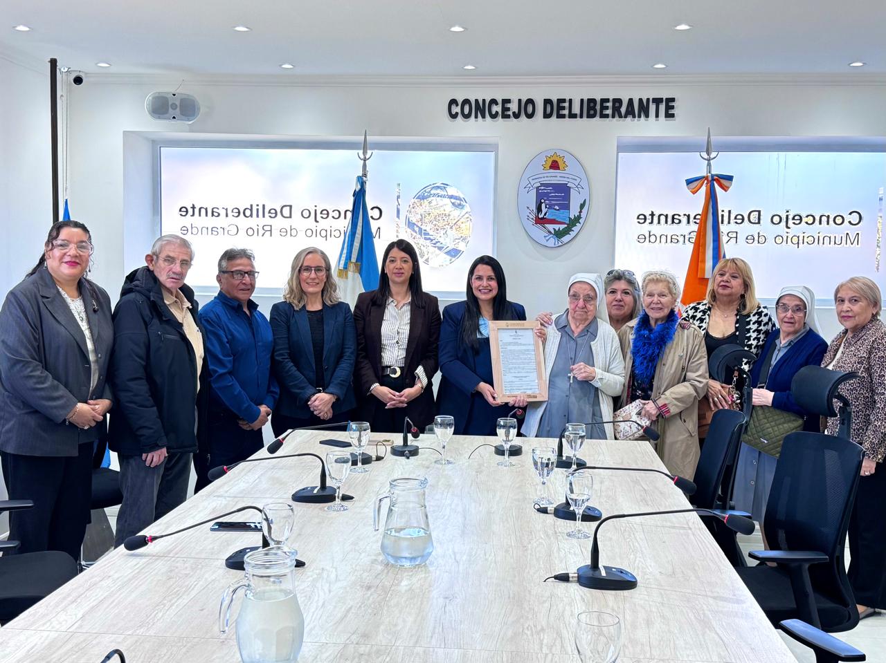 El Concejo Deliberante reconoció a la Hermana Carla Riva por su trayectoria en Río Grande