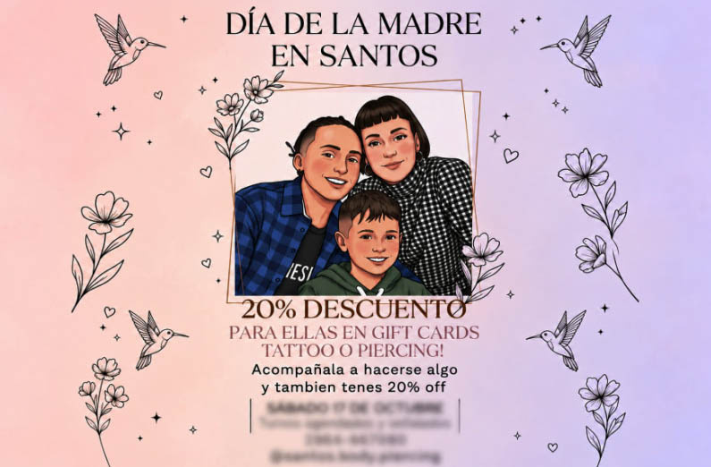 Una publicidad por el Día de la Madre generó polémica en Río Grande por el uso de una imagen de Lucio Dupuy