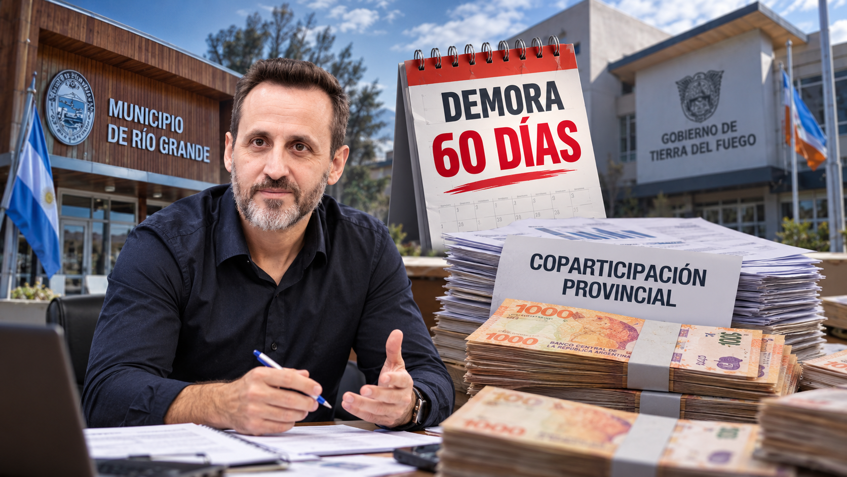 Río Grande reclama $17.000 millones a la Provincia por coparticipación atrasada