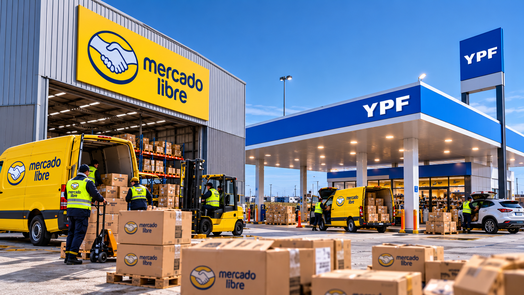 Mercado Libre podría instalar una base logística en Río Grande y proyecta una red de retiros con YPF